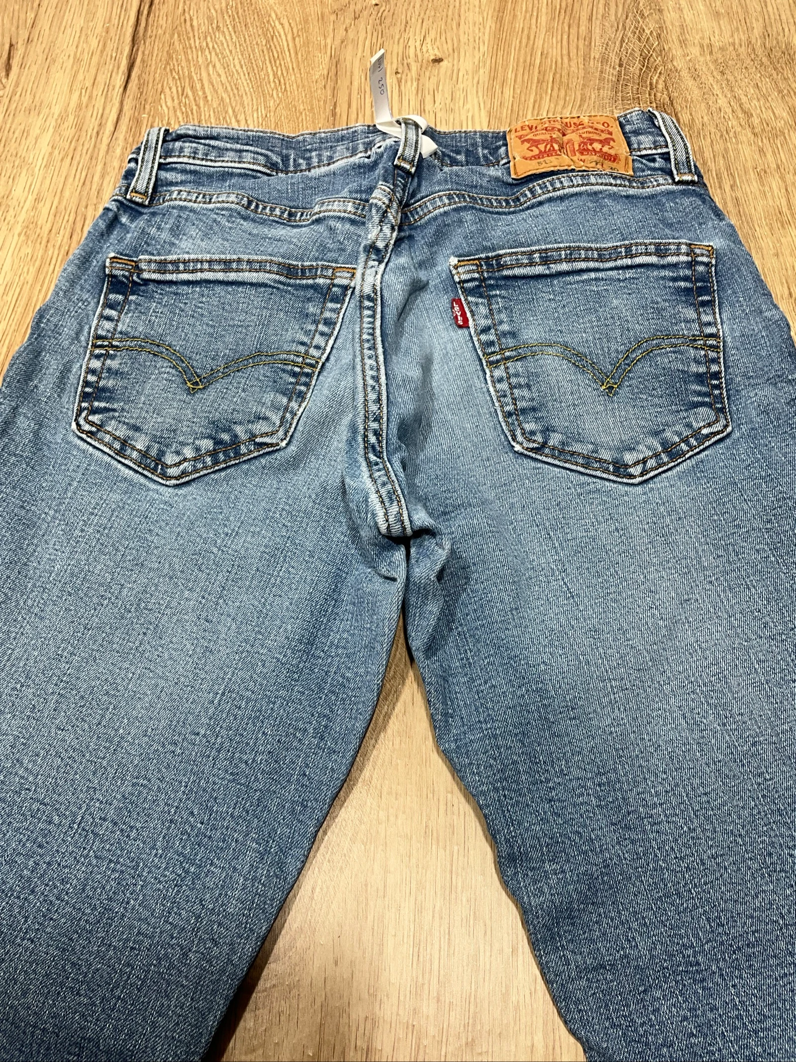 Levi's 513 Slim Straight W29 L30 Denim Vintage 99% Cotton Blue lvh 250 – photo 8